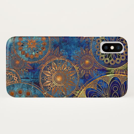 iPhone Hoesje - Goud (Achterkant (horizontaal))