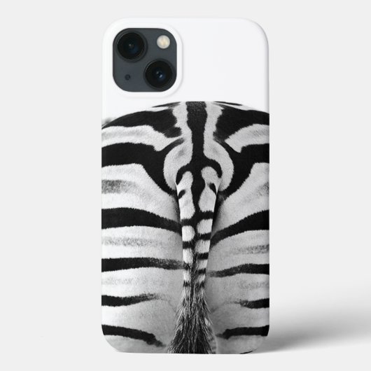 iPhone Hoesje - Grappige Zebra Onderkant (Achterkant)