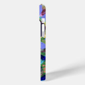 IPhone hoesje in Abstract Flowers2 ontwerp (Achterkant / Links)