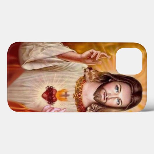 iPhone hoesje jezus Christus print (Achterkant (horizontaal))
