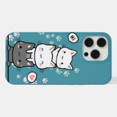 iPhone hoesje Kat grond 15 Pro Max Case (Achterkant horizontaal)
