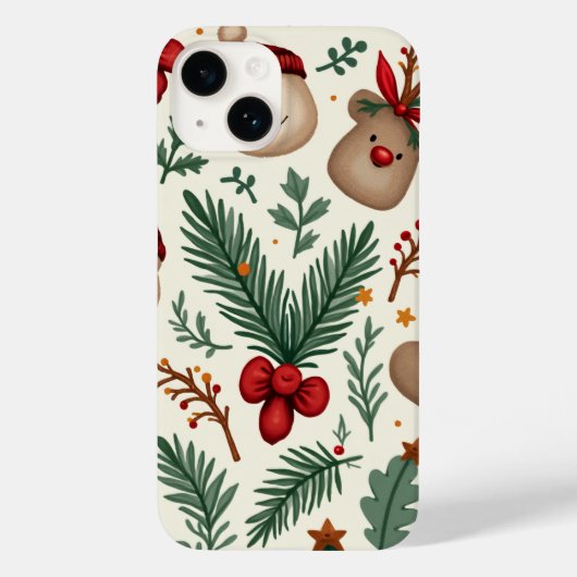 iPhone hoesje Kerstmis (Achterkant)