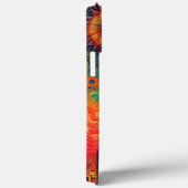 iPhone hoesje meisje multicolor schilderen (Achterkant / Rechts)