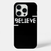 iPhone hoesje met Believe design (Achterkant)