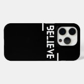 iPhone hoesje met Believe design (Achterkant (horizontaal))