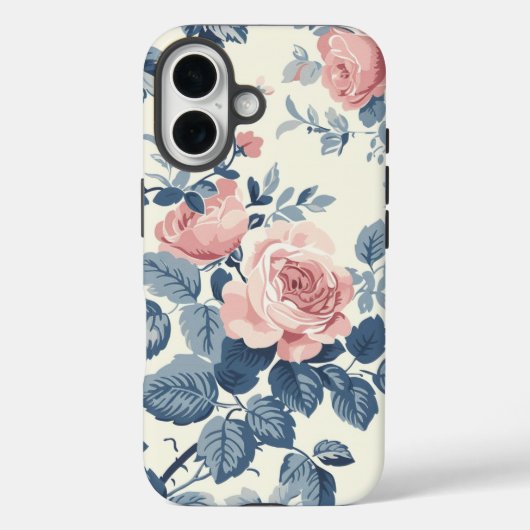 iPhone Hoesje met bloemen. (Achterkant)