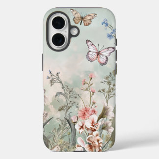 iPhone hoesje met bloemen.