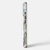 iPhone hoesje met bloemen. (Achterkant / Links)