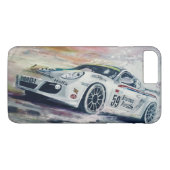 iPhone hoesje met Brumos Porsche-schildering (Achterkant (Horizontaal))