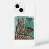 iPhone hoesje met een afbeelding van een eekhoorn (Achterkant)