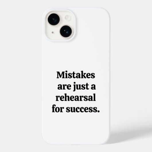iPhone Hoesje met Fouten (Achterkant)