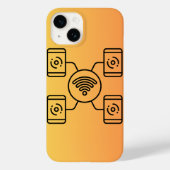 iPhone-hoesje met internet logo Case-Mate iPhone Case (Achterkant)