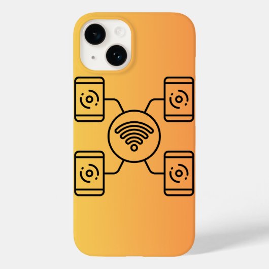iPhone-hoesje met internet logo Case-Mate iPhone Case (Achterkant)