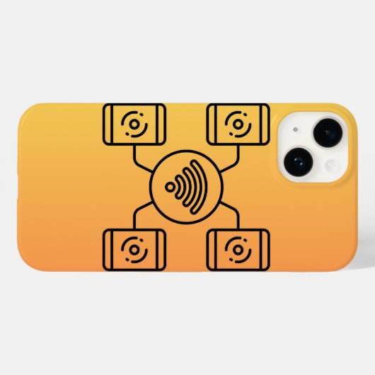 iPhone-hoesje met internet logo Case-Mate iPhone Case (Achterkant (horizontaal))