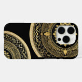 iPhone hoesje met Mandala Art Design (Achterkant (horizontaal))