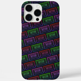 iPhone-hoesje met neon meerkleurig cassettepatroon iPhone 16 Pro Max Hoesje