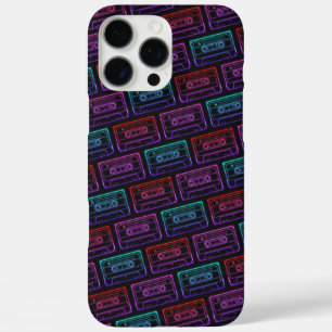 iPhone-hoesje met neon meerkleurig cassettepatroon iPhone 16 Pro Max Hoesje