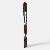 iPhone hoesje met oversized naampatroon (Achterkant / Links)