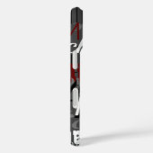 iPhone hoesje met oversized naampatroon (Achterkant / Rechts)