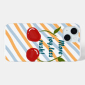 iPhone hoesje met zomerprint (Achterkant (horizontaal))