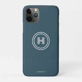 iPhone Hoesje | Modern Eenvoudig Monogram