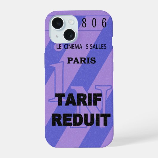 Iphone-hoesje Paris bioscoop iPhone 15 Case (Achterkant)