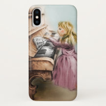 iPhone hoesje - Piano Girl