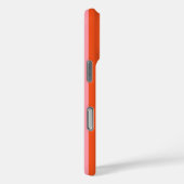 iPhone Hoesje | Preppy Bold Stripe Koraal Roze (Achterkant / Rechts)