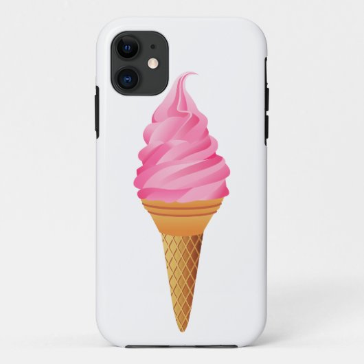 iPhone Hoesje - Roze Ijs (Achterkant)