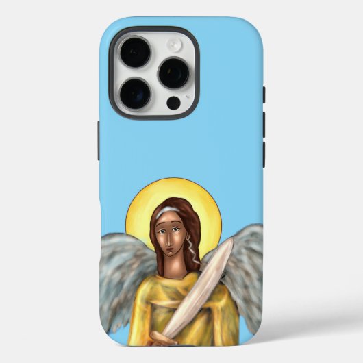 iPhone hoesje Sint-Michaël (diverse maten) (Achterkant)