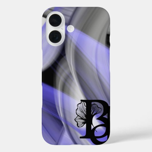 iPhone Hoesje Trend Abstract Lavendel Violet (Achterkant)