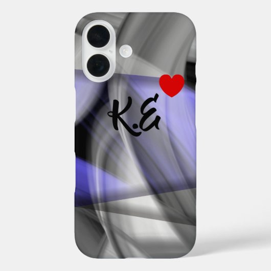 iPhone Hoesje Trend Abstract Lavendel Violet (Achterkant)