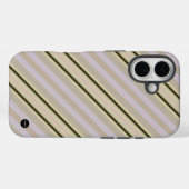 Iphone Hoesje Verticale Streep geel HAMbWG (Achterkant (horizontaal))