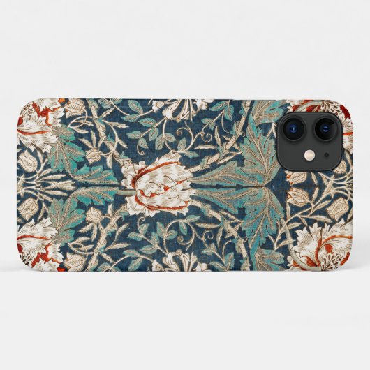 IPHONE HOESJE : WILLIAM MORRIS : HOEYSUCKLE (Achterkant (horizontaal))