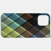 iPhone hoesje zig zag patroon vredekleur (Achterkant (horizontaal))