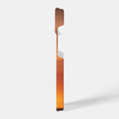 iPhone-hoesje - Zonsondergang met "Moed is besmett iPhone Hoesje (Linkerkant)