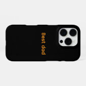 iPhone hoesjes beste papa Hoesje (Achterkant horizontaal)