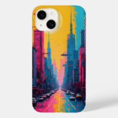 iPhone-hoesjes (levendig stadsbeeld) Case-Mate iPhone Case (Achterkant)