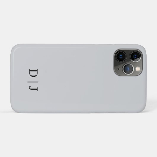 IPhone Hoesjes Lichtgrijs (Achterkant (horizontaal))