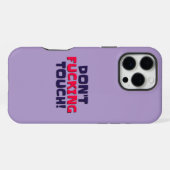 iPhone hoesjes niet aanraken! iPhone Hoesje (Achterkant horizontaal)