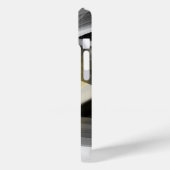 iPhone hoesjes Trend Abstract Art Zwart Wit Goud (Achterkant / Links)