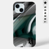 iPhone hoesjes Trend Abstract Art Zwart Wit Groen