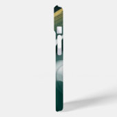 iPhone hoesjes Trend Abstract Art Zwart Wit Groen (Achterkant / Links)