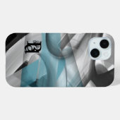 iPhone hoesjes Trend Abstract Blue Ocean (Achterkant (horizontaal))