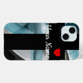 iPhone hoesjes Trend Abstract Blue Ocean (Achterkant (horizontaal))