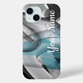 iPhone hoesjes Trend Abstract Blue Ocean (Achterkant)