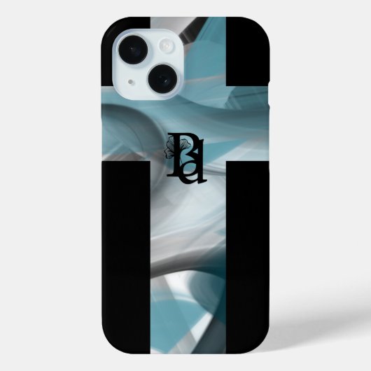 iPhone hoesjes Trend Abstract Blue Ocean (Achterkant)