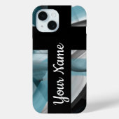 iPhone hoesjes Trend Abstract Blue Ocean (Achterkant)