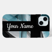 iPhone hoesjes Trend Abstract Blue Ocean (Achterkant (horizontaal))