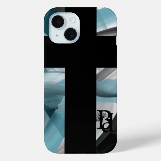 iPhone hoesjes Trend Abstract Blue Ocean (Achterkant)